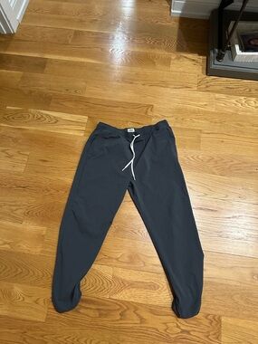 Marine Layer Charcoal Gray Drawstring Joggers
